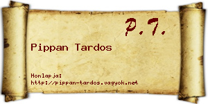 Pippan Tardos névjegykártya